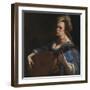 Self-Portrait as a Lute Player-Artemisia Gentileschi-Framed Giclee Print