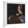 Self-Portrait as a Lute Player-Artemisia Gentileschi-Framed Giclee Print