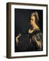 Self-Portrait as a Lute Player-Artemisia Gentileschi-Framed Giclee Print