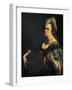 Self-Portrait as a Lute Player-Artemisia Gentileschi-Framed Giclee Print