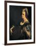 Self-Portrait as a Lute Player-Artemisia Gentileschi-Framed Giclee Print