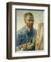 Self Portrait as a Painter, 1888-Vincent van Gogh-Framed Premium Giclee Print