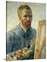 Self Portrait as a Painter, 1888-Vincent van Gogh-Stretched Canvas