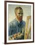 Self Portrait as a Painter, 1888-Vincent van Gogh-Framed Giclee Print