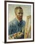 Self Portrait as a Painter, 1888-Vincent van Gogh-Framed Giclee Print