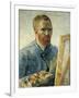 Self Portrait as a Painter, 1888-Vincent van Gogh-Framed Giclee Print