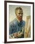 Self Portrait as a Painter, 1888-Vincent van Gogh-Framed Giclee Print