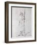 Self Portrait as a Soldier, 1870-71 (Pen and Ink on Paper)-Paul Verlaine-Framed Giclee Print