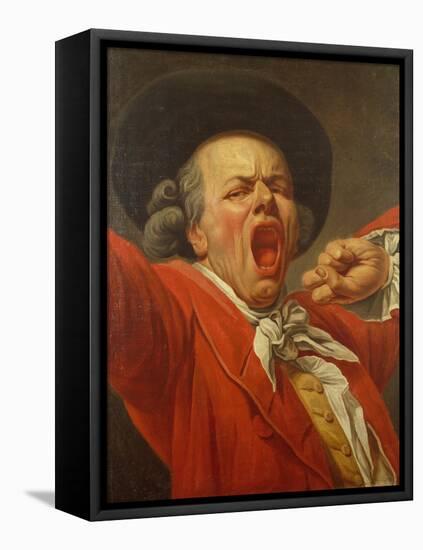 Self Portrait as a Yawning Man, 1791-Joseph Ducreux-Framed Stretched Canvas