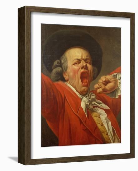 Self Portrait as a Yawning Man, 1791-Joseph Ducreux-Framed Giclee Print