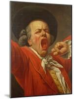 Self Portrait as a Yawning Man, 1791-Joseph Ducreux-Mounted Giclee Print