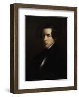 Self Portrait as a Young Man, 1830-39-George Henry Durrie-Framed Giclee Print