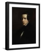 Self Portrait as a Young Man, 1830-39-George Henry Durrie-Framed Giclee Print