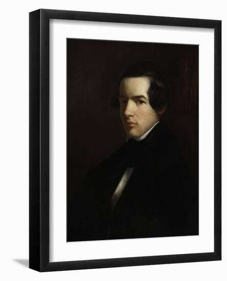 Self Portrait as a Young Man, 1830-39-George Henry Durrie-Framed Giclee Print