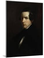 Self Portrait as a Young Man, 1830-39-George Henry Durrie-Mounted Giclee Print