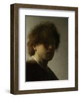 Self Portrait as a Young Man, C.1628-Rembrandt van Rijn-Framed Giclee Print
