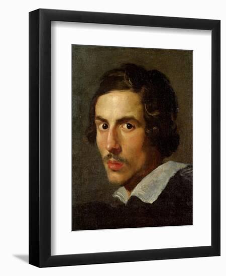 Self portrait as a Young Man-Gian Lorenzo Bernini-Framed Art Print