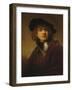 Self-Portrait as a Young Man-Rembrandt van Rijn-Framed Giclee Print