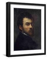 Self-Portrait as a Young Man-Jacopo Tintoretto-Framed Giclee Print