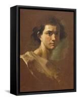 Self Portrait as a Young Man-Gian Lorenzo Bernini-Framed Stretched Canvas