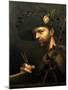 Self-Portrait as Abbot of the Accademia Della Valle Di Blenio, Ca 1568-Giovanni Paolo Lomazzo-Mounted Giclee Print