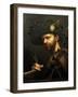 Self-Portrait as Abbot of the Accademia Della Valle Di Blenio, Ca 1568-Giovanni Paolo Lomazzo-Framed Giclee Print