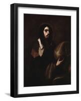 Self-Portrait as an Alchemist-Luca Giordano-Framed Art Print