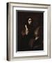 Self-Portrait as an Alchemist-Luca Giordano-Framed Art Print