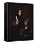 Self-Portrait as an Alchemist-Luca Giordano-Framed Stretched Canvas