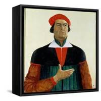 Self Portrait as an Artist, 1933-Kasimir Malevich-Framed Stretched Canvas