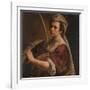 Self-Portrait as Saint Catherine of Alexandria, C.1616 (Oil on Canvas)-Artemisia Gentileschi-Framed Giclee Print