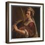 Self-Portrait as Saint Catherine of Alexandria, C.1616 (Oil on Canvas)-Artemisia Gentileschi-Framed Giclee Print