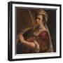 Self-Portrait as Saint Catherine of Alexandria, C.1616 (Oil on Canvas)-Artemisia Gentileschi-Framed Giclee Print