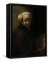 Self- Portrait as the Apostle Paul-Rembrandt van Rijn-Framed Stretched Canvas