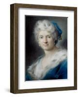 Self-Portrait as Winter, 1731-Rosalba Giovanna Carriera-Framed Giclee Print