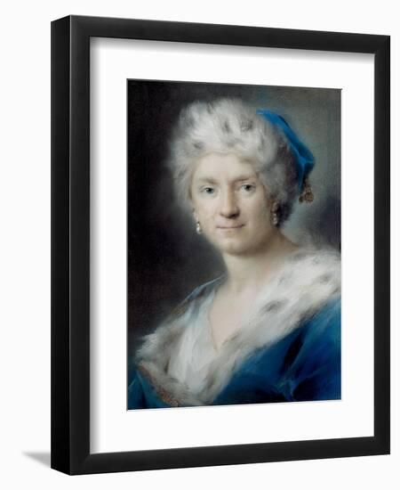 Self-Portrait as Winter, 1731-Rosalba Giovanna Carriera-Framed Giclee Print