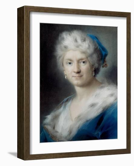 Self-Portrait as Winter, 1731-Rosalba Giovanna Carriera-Framed Giclee Print