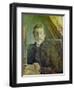 Self Portrait at His Easel, 1885-Paul Gauguin-Framed Giclee Print