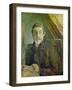 Self Portrait at His Easel, 1885-Paul Gauguin-Framed Giclee Print