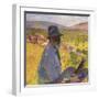 Self Portrait at La Bastide-du-Vert, Autoportrait a La Bastide-du-Vert, 1905-Henri Martin-Framed Giclee Print