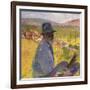 Self Portrait at La Bastide-du-Vert, Autoportrait a La Bastide-du-Vert, 1905-Henri Martin-Framed Giclee Print