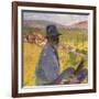 Self Portrait at La Bastide-du-Vert, Autoportrait a La Bastide-du-Vert, 1905-Henri Martin-Framed Giclee Print