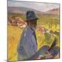 Self Portrait at La Bastide-du-Vert, Autoportrait a La Bastide-du-Vert, 1905-Henri Martin-Mounted Giclee Print