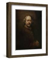 Self Portrait at Old Age, 1669-Rembrandt van Rijn-Framed Giclee Print