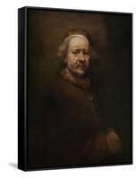 Self Portrait at Old Age, 1669-Rembrandt van Rijn-Framed Stretched Canvas