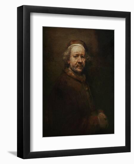 Self Portrait at Old Age, 1669-Rembrandt van Rijn-Framed Premium Giclee Print