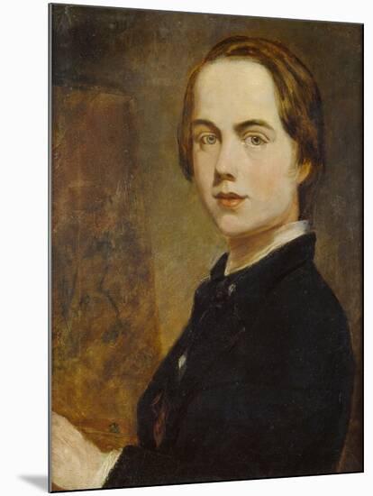 Self-Portrait at the Age of 14, 1841-William Holman Hunt-Mounted Giclee Print