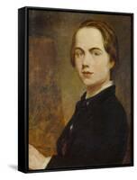 Self-Portrait at the Age of 14, 1841-William Holman Hunt-Framed Stretched Canvas