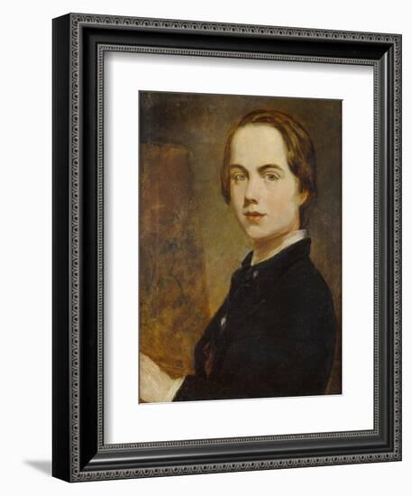 Self-Portrait at the Age of 14, 1841-William Holman Hunt-Framed Giclee Print