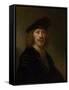 Self Portrait at the Age of 24, 1639-Govaert Flinck-Framed Stretched Canvas